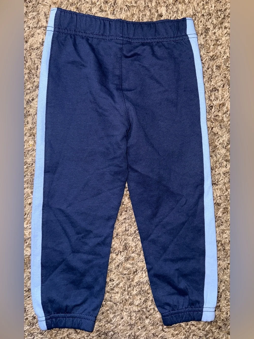 Carter’s Navy & Light Blue Little Champ Sweatshirt and Jogger Set